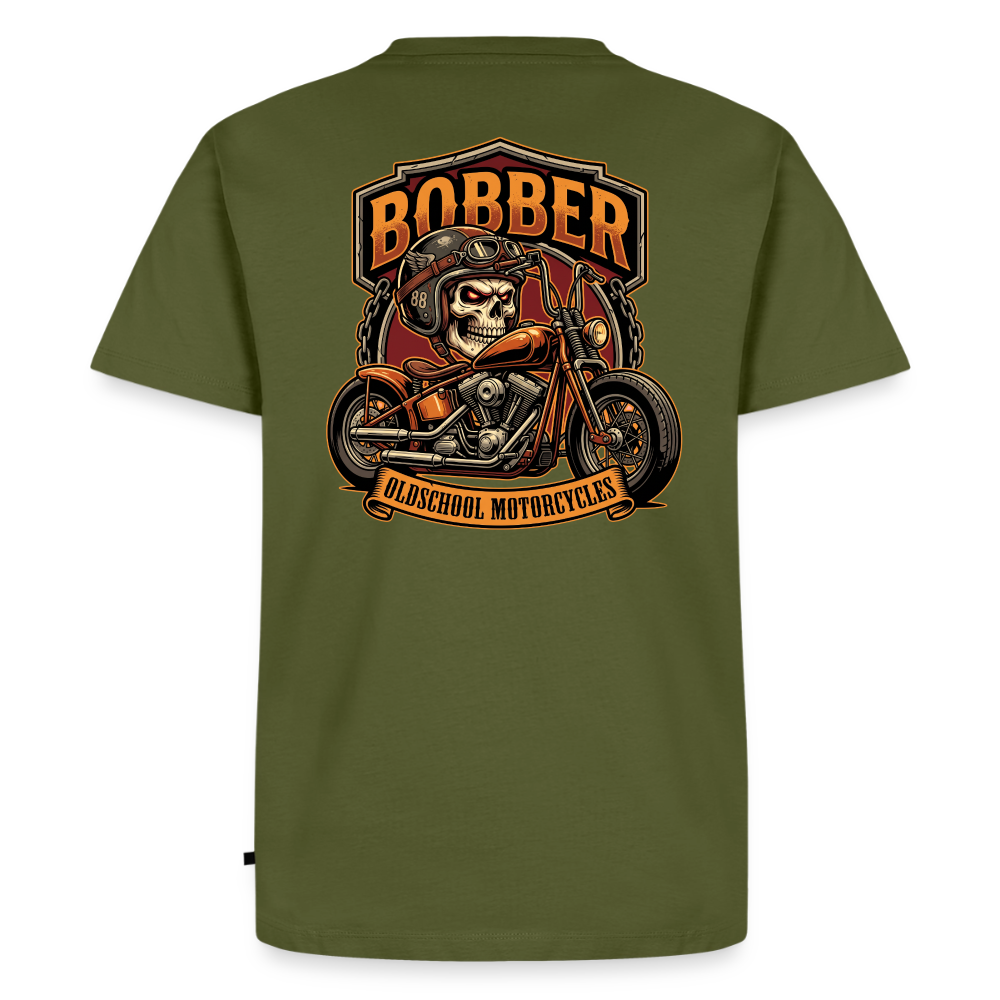 Oldschool Motorcyles "Rückendruck" - khaki
