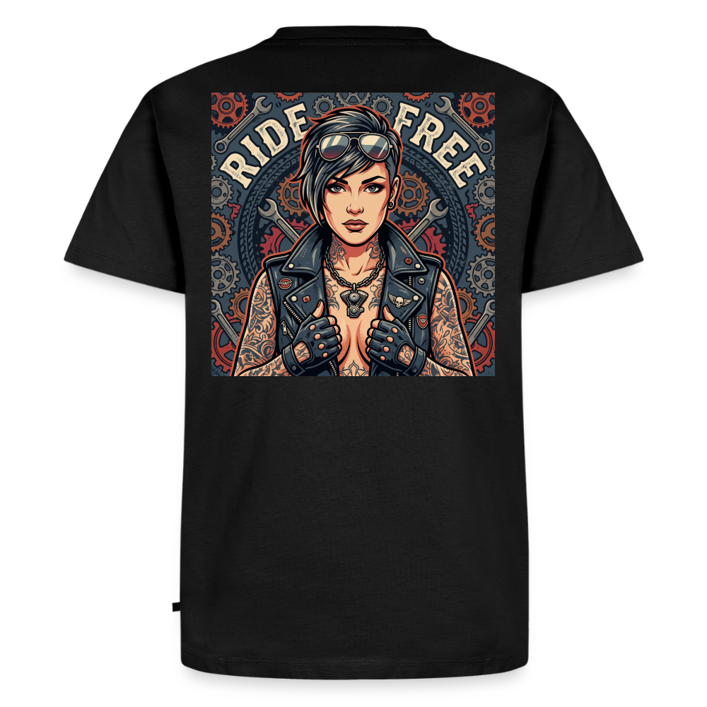 Ride Free Chopper "Rückendruck" - black