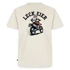 Leck Eier Motocross "Rückendruck" - off white