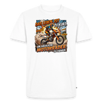Hässliche Motorräder Motocross "Brustdruck" - white