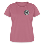Schräges Bikergirl Chopper "Rückendruck" - mauve