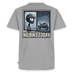 No Bike today Sport "Rückendruck" - heather grey