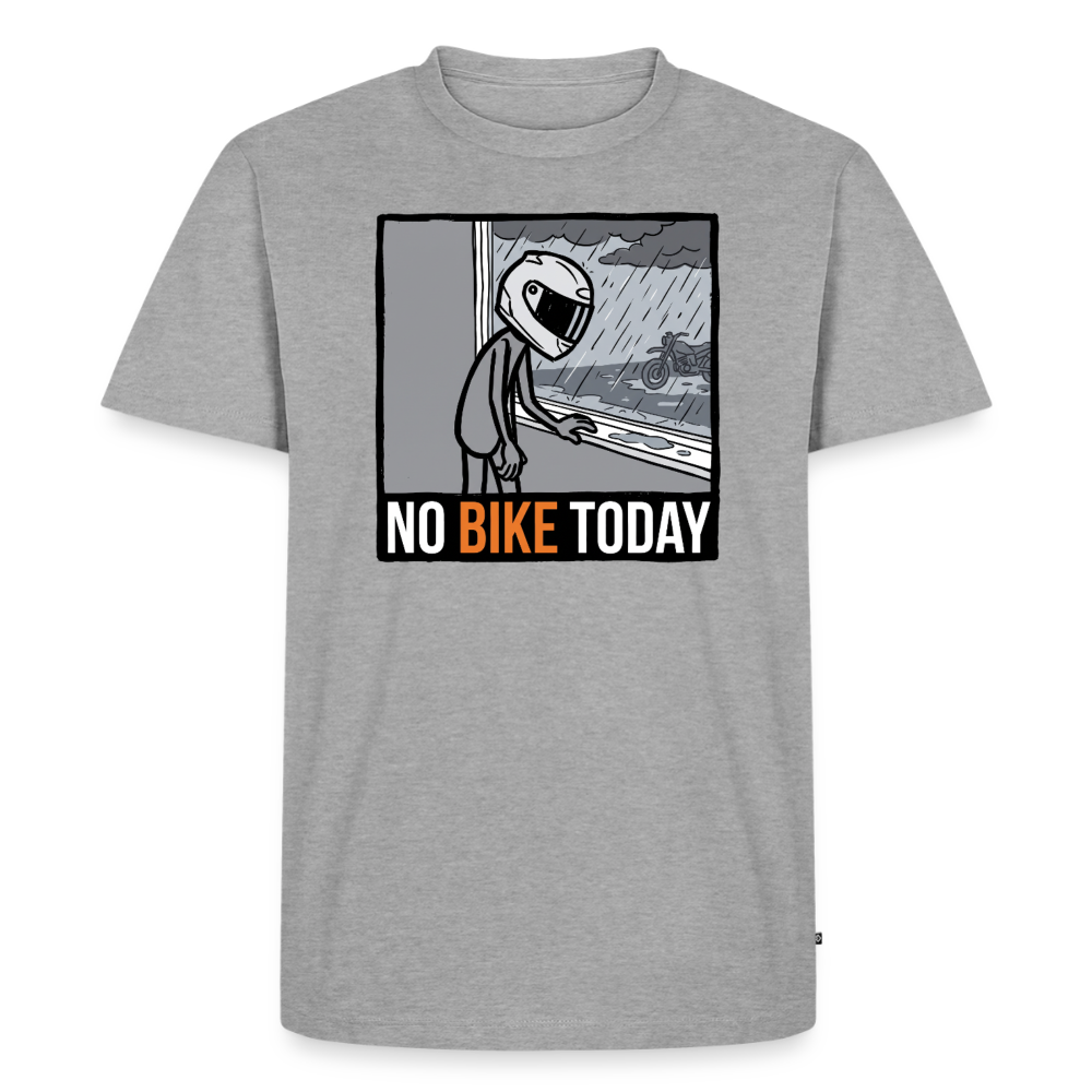 No Bike today  "Brustdruck" - heather grey