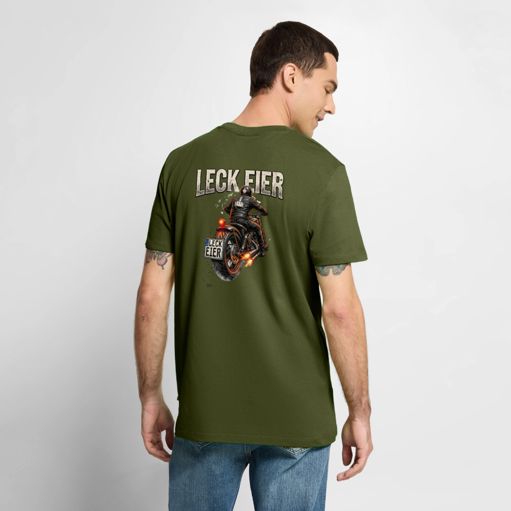 Leck Eier Chopper One "Rückendruck" - khaki