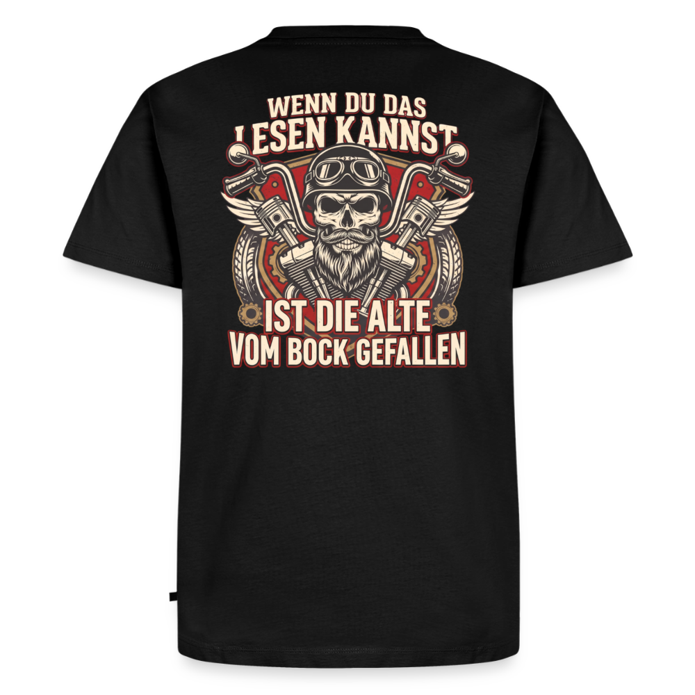 Die Alte Motiv "Rückendruck" - black