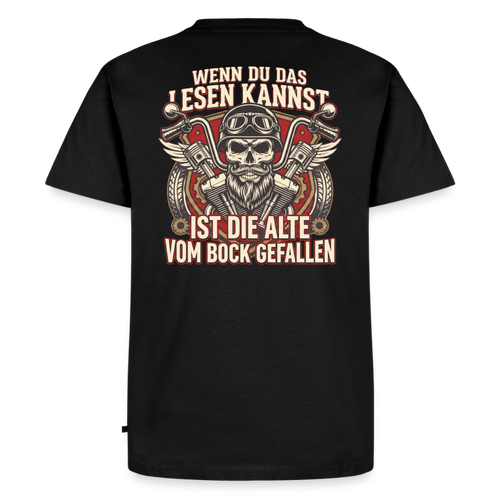 Die Alte Motiv "Rückendruck" - black