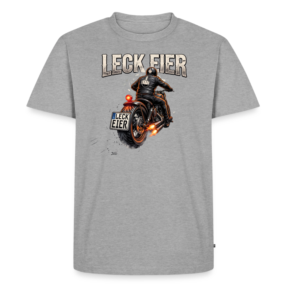 Leck Eier Chopper One "Brustdruck" - heather grey