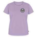 Schräges Bikergirl Rennsemmel "Rückendruck" - lavender