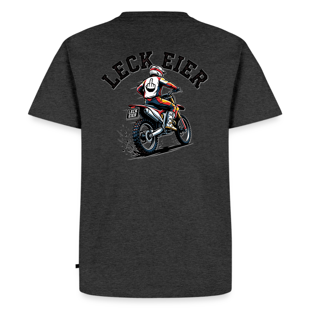Leck Eier Motocross "Rückendruck" - heather anthracite