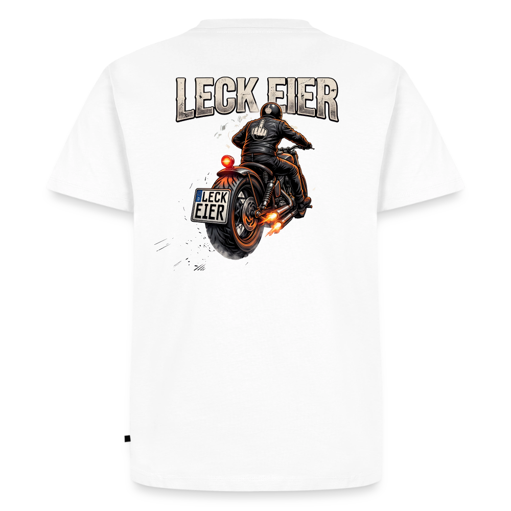 Leck Eier Chopper One "Rückendruck" - white