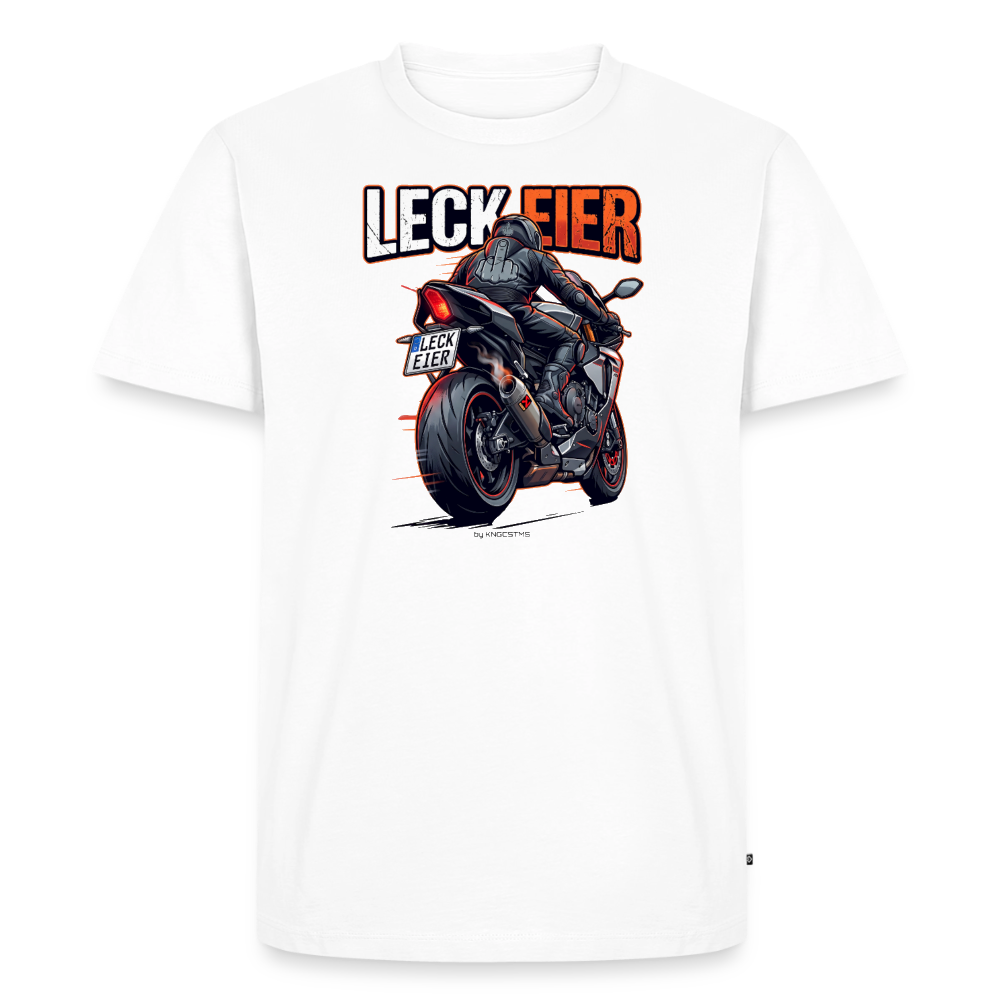 Leck Eier Supersportler Two "Brustdruck" - white