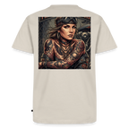 Tattoo Girl Chopper "Rückendruck" - beige