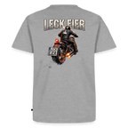 Leck Eier Chopper One "Rückendruck" - heather grey
