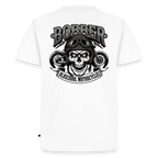 Oldschool Bobber "Rückendruck" - white