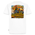 Hässliche Motorräder Chopper "Rückendruck" - white