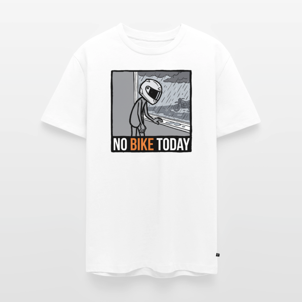 No Bike today  "Brustdruck" - white