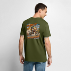 Hässliche Motorräder Motocross "Rückendruck" - khaki