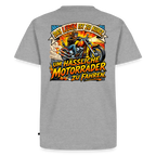 Hässliche Motorräder Chopper "Rückendruck" - heather grey