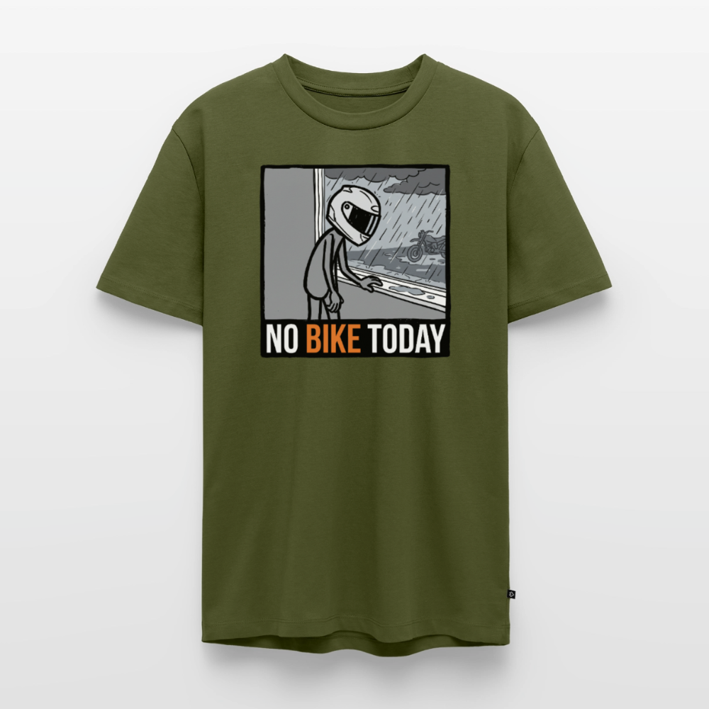 No Bike today  "Brustdruck" - khaki