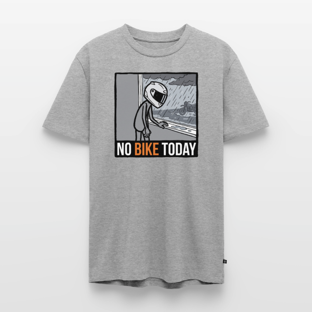 No Bike today  "Brustdruck" - heather grey