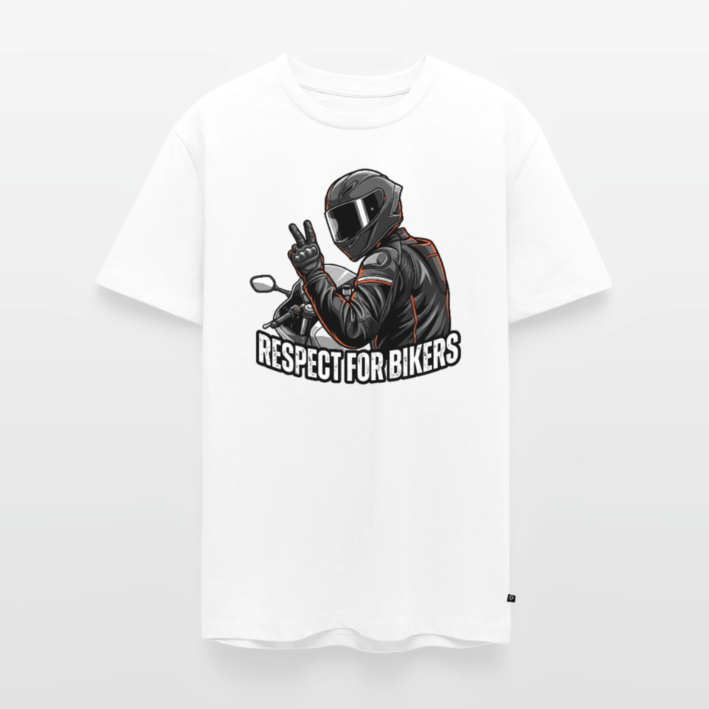 Respect for Bikers - white
