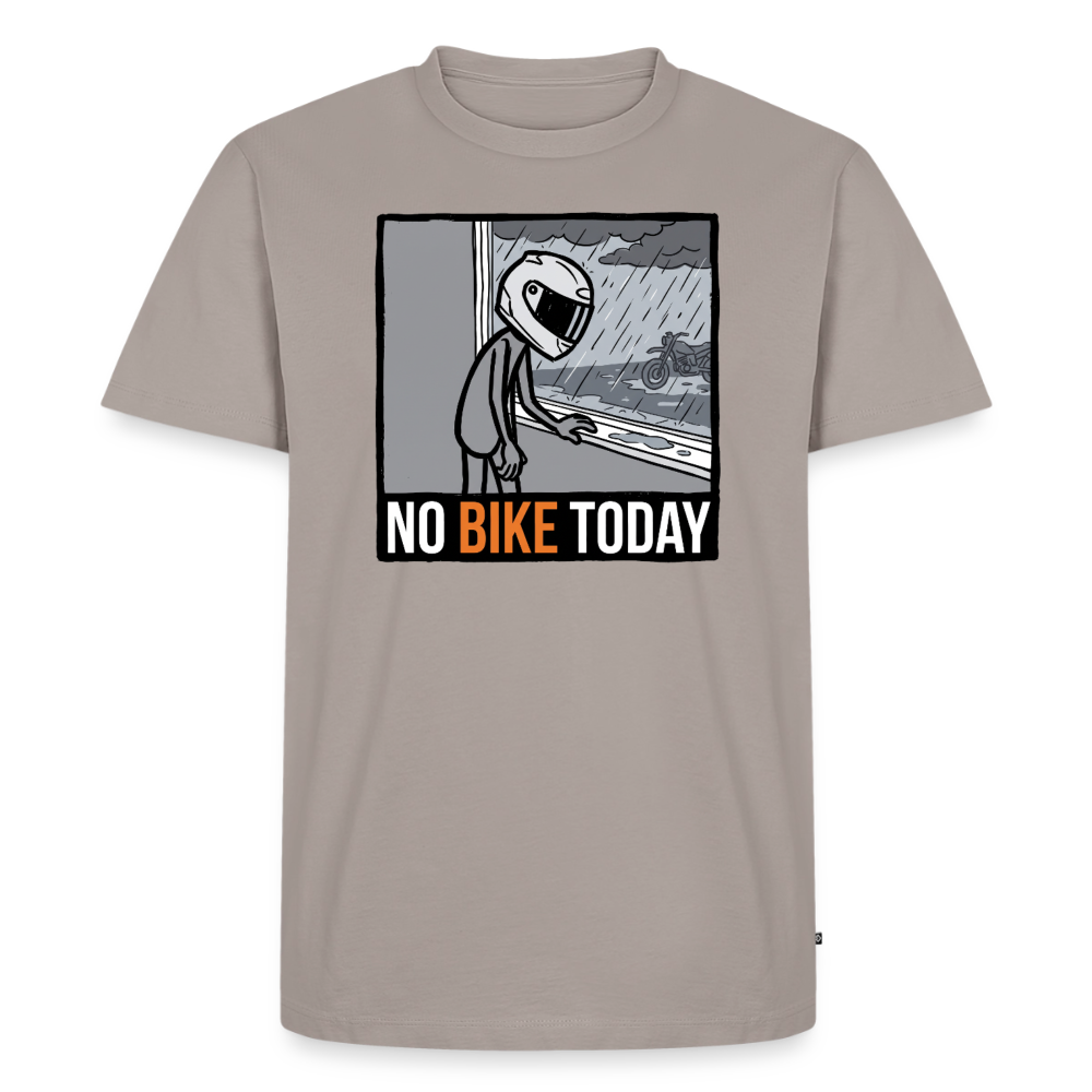 No Bike today  "Brustdruck" - taupe