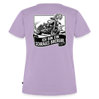 Schräges Bikergirl Chopper "Rückendruck" - lavender