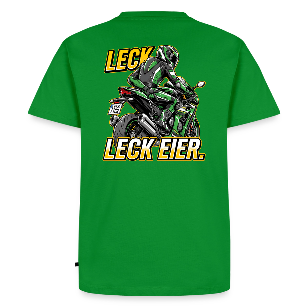 Leck Eier Supersportler Three "Rückendruck" - green