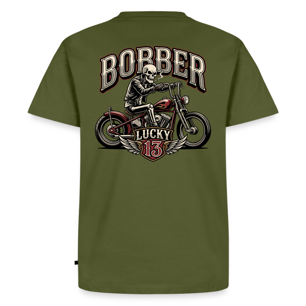 Bobber Lucky 13 "Rückendruck" - khaki
