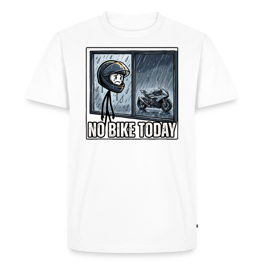 No Bike today Sport "Brustdruck" - white