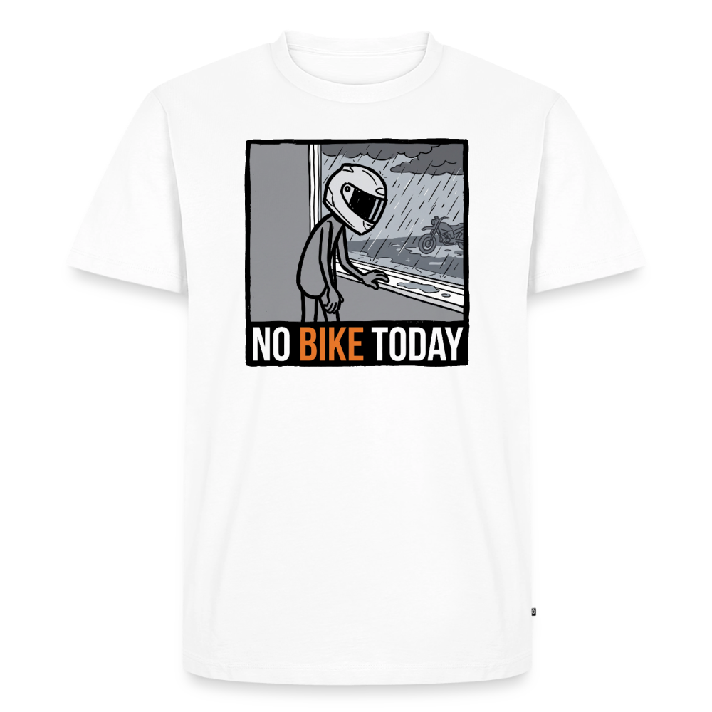 No Bike today  "Brustdruck" - white