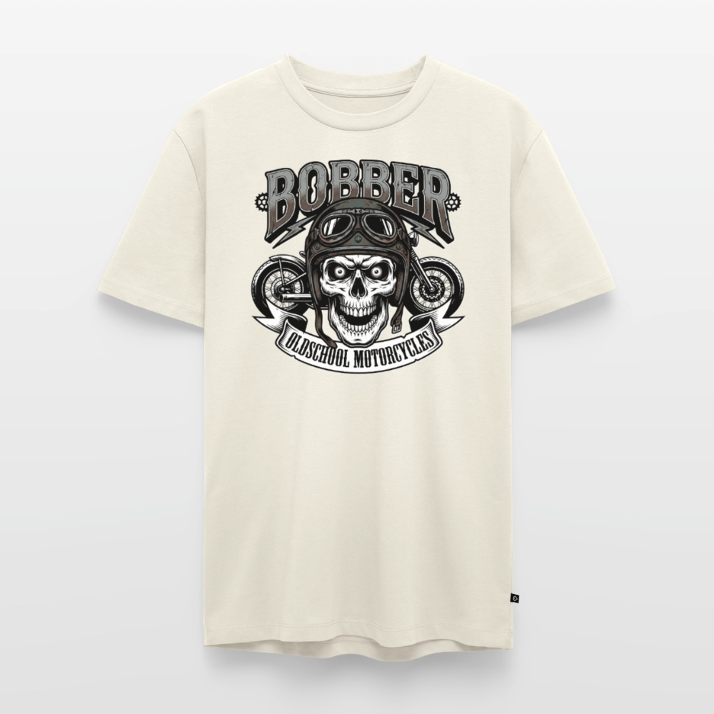 Oldschool Bobber  "Brustdruck" - off white