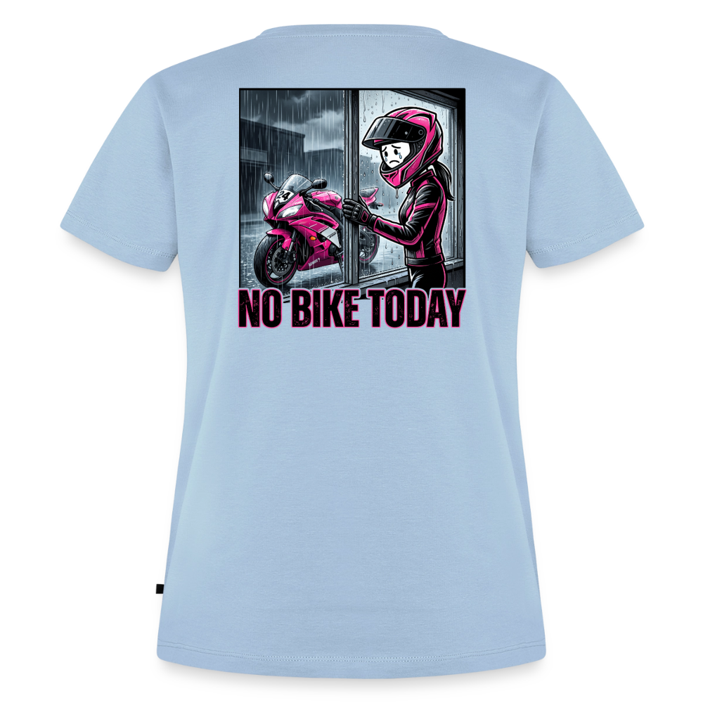 No Bike today Girl "Rückendruck" - light blue