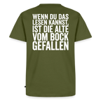 Die Alte Text Hell "Rückendruck" - khaki