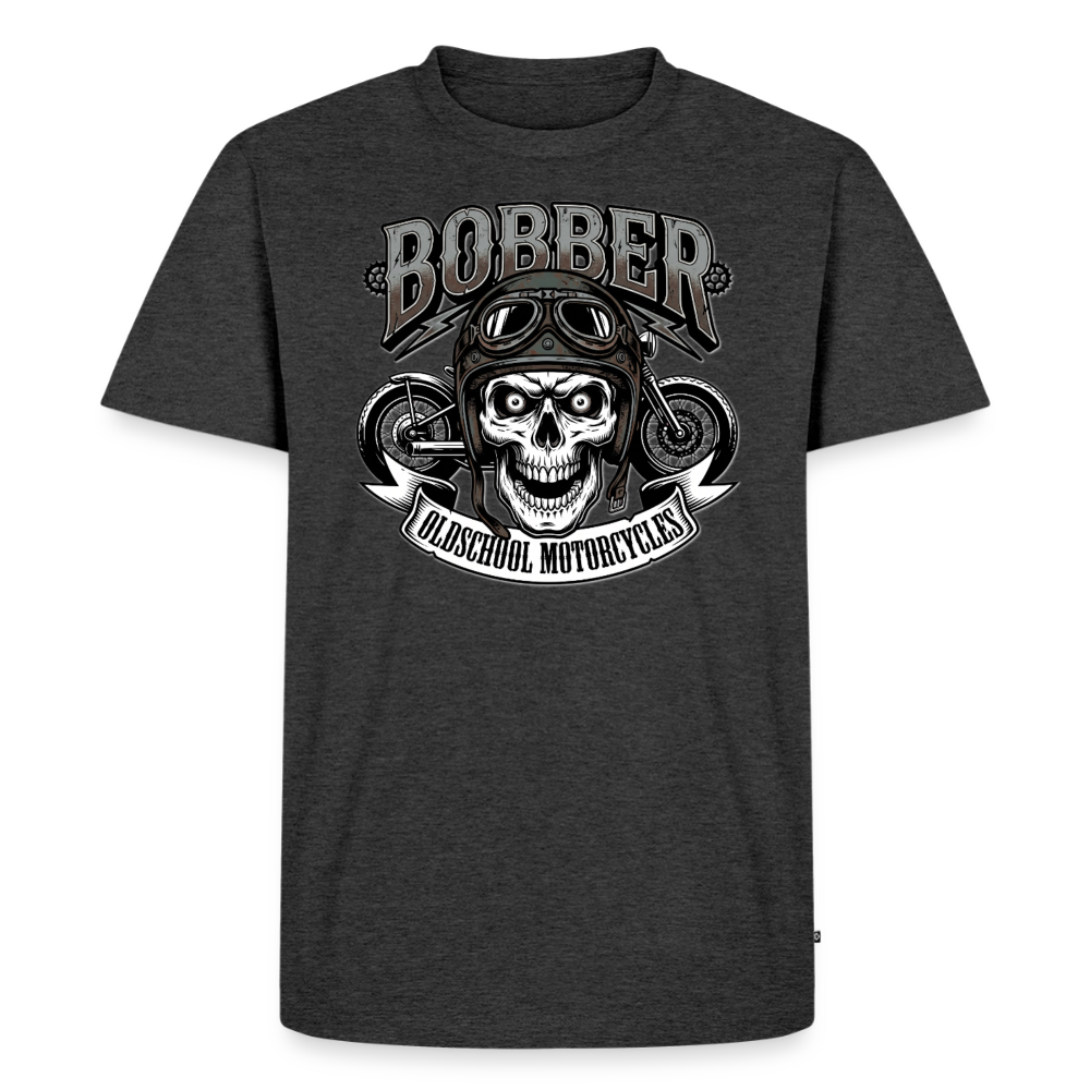Oldschool Bobber  "Brustdruck" - heather anthracite