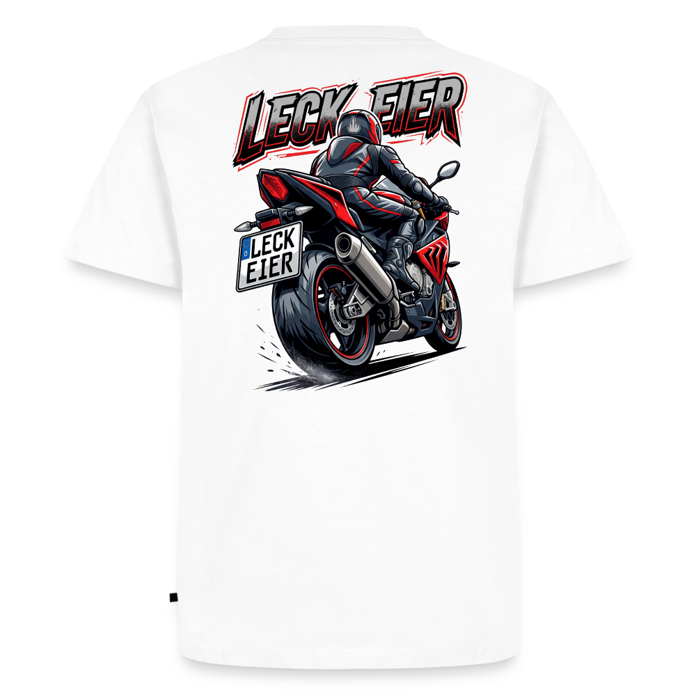 Leck Eier Supersportler One "Rückendruck" - white