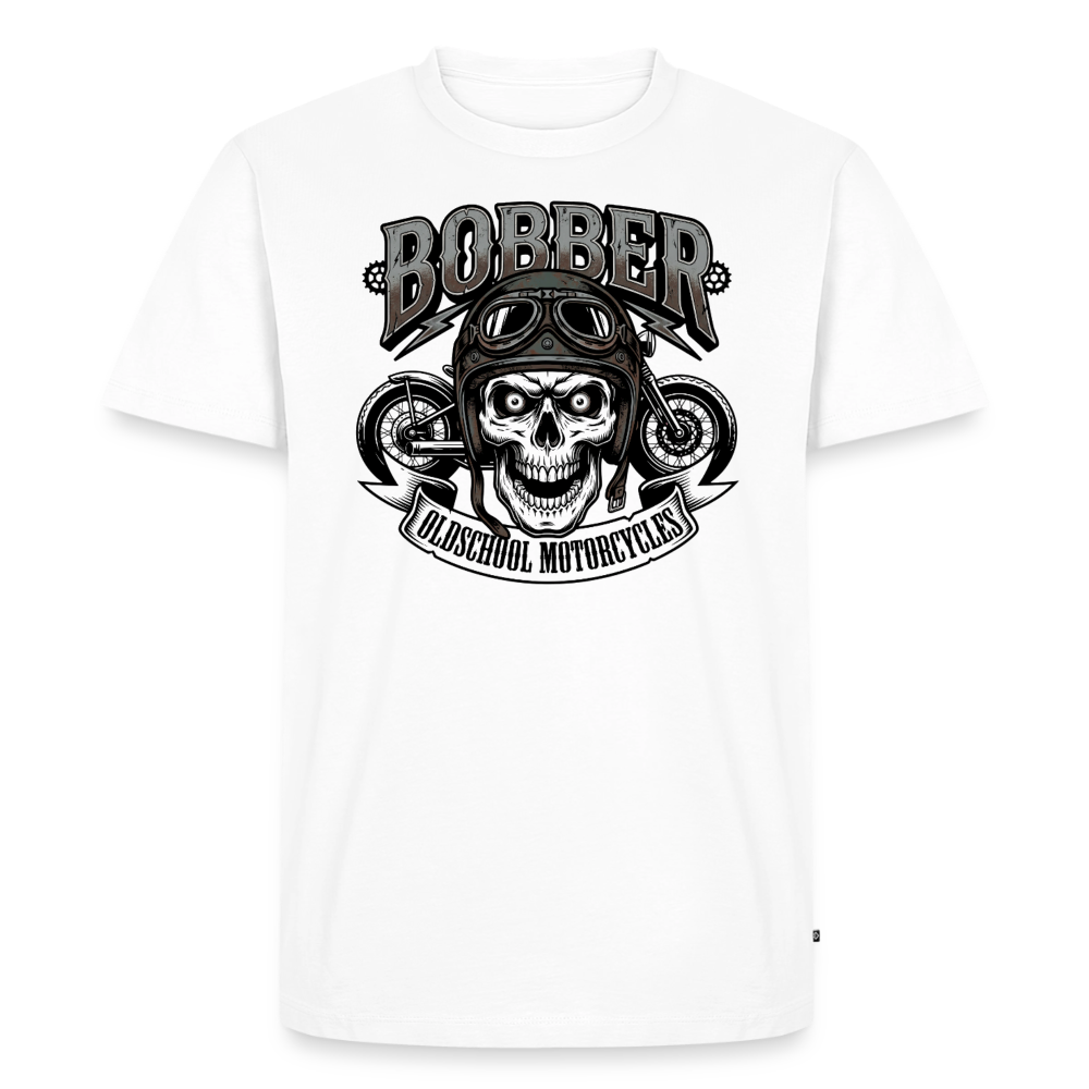 Oldschool Bobber  "Brustdruck" - white