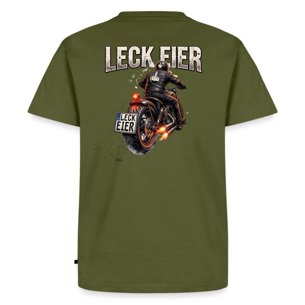 Leck Eier Chopper One "Rückendruck" - khaki