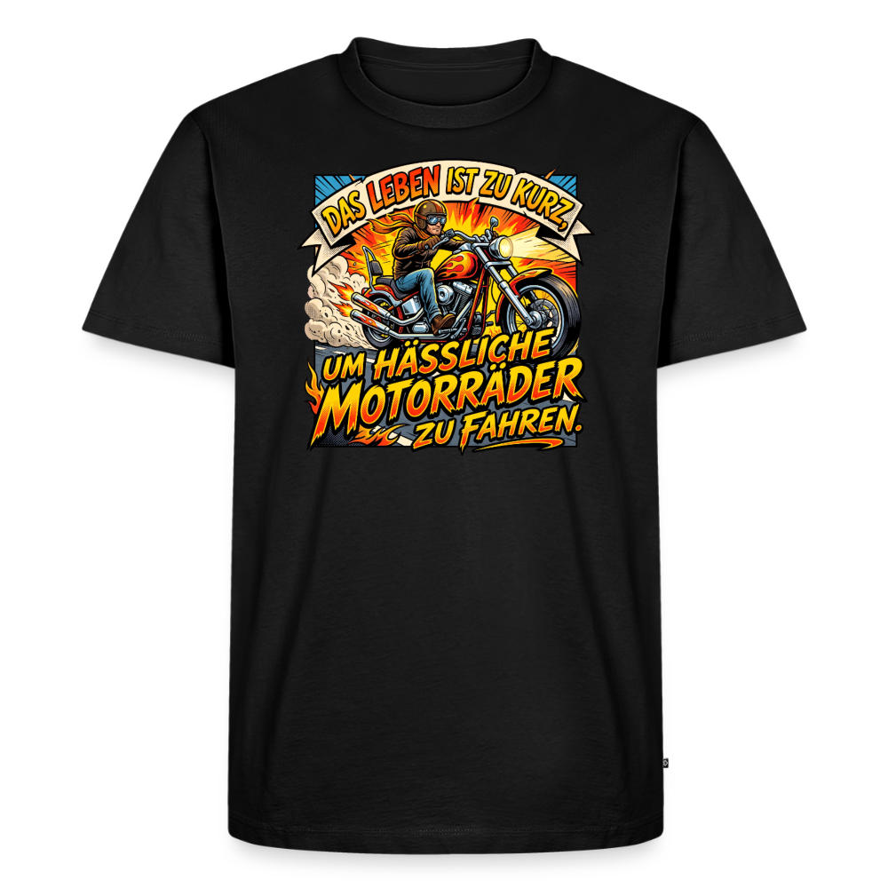Hässliche Motorräder Chopper "Brustdruck" - black