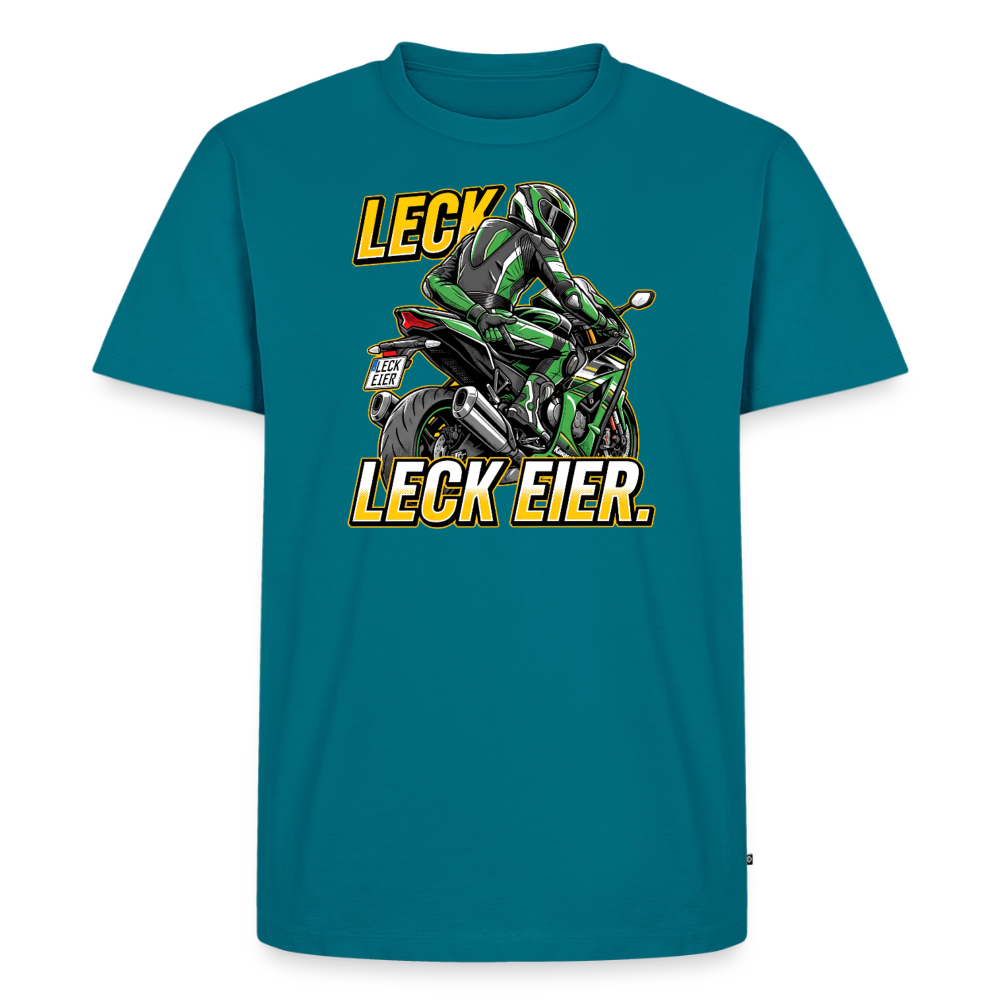 Leck Eier Supersportler Three "Brustdruck" - petrol