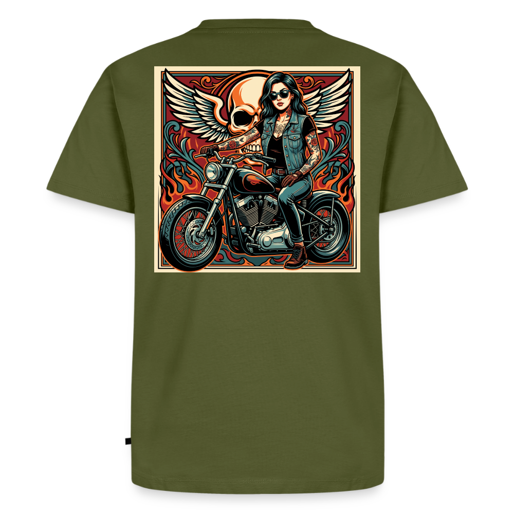 Bobber Angel "Rückendruck" - khaki