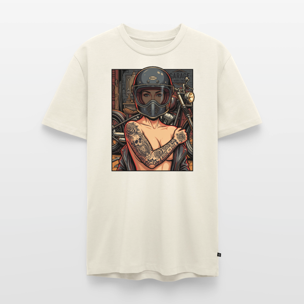Garage Chopper Girl "Brustdruck" - off white