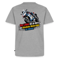 Hässliche Motorräder Supersportler "Rückendruck" - heather grey
