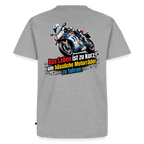 Hässliche Motorräder Supersportler "Rückendruck" - heather grey