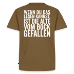 Die Alte Text Hell "Rückendruck" - nutshell