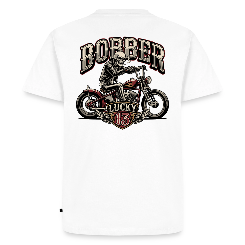 Bobber Lucky 13 "Rückendruck" - white