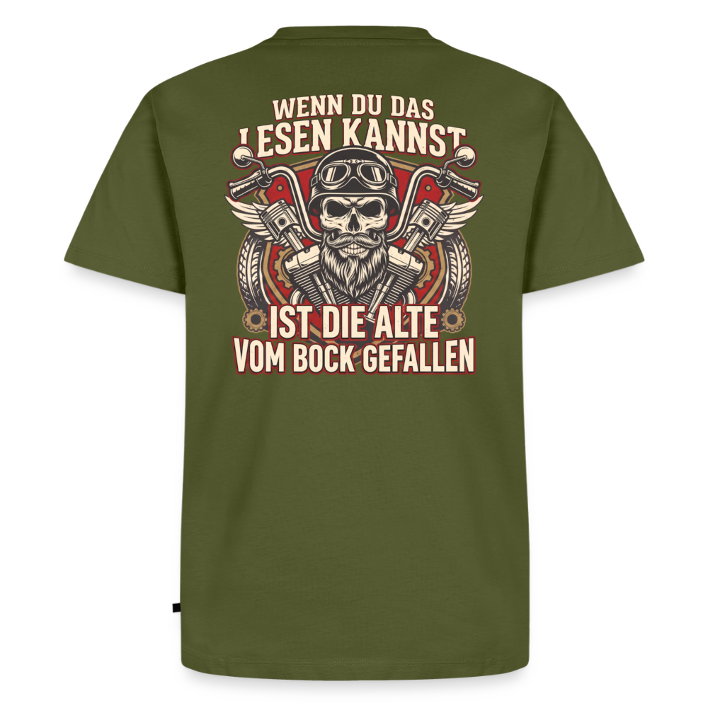 Die Alte Motiv "Rückendruck" - khaki