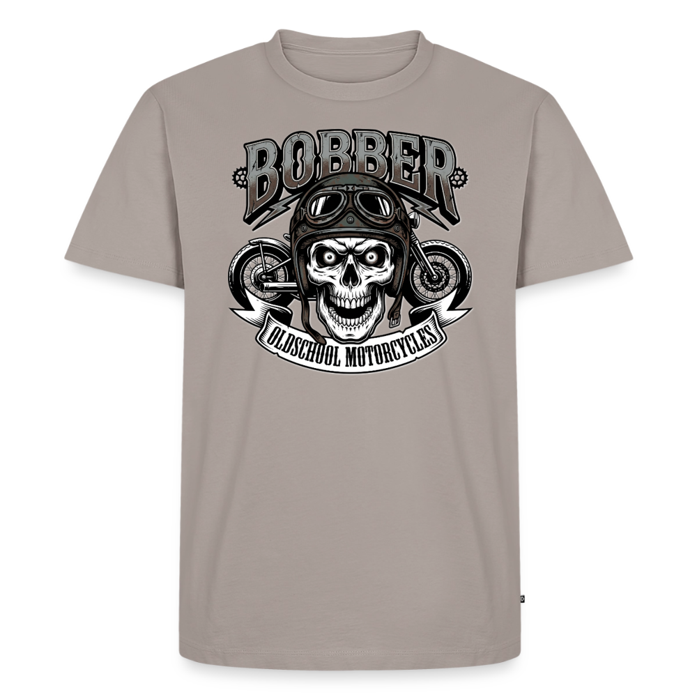 Oldschool Bobber  "Brustdruck" - taupe