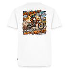 Hässliche Motorräder Motocross "Rückendruck" - white