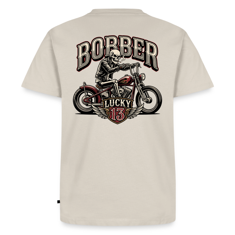 Bobber Lucky 13 "Rückendruck" - beige